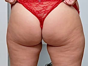 Photos de fesses : Les fesses de madame 