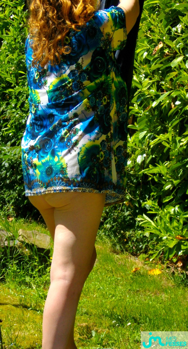 Photos de fesses : Linge
